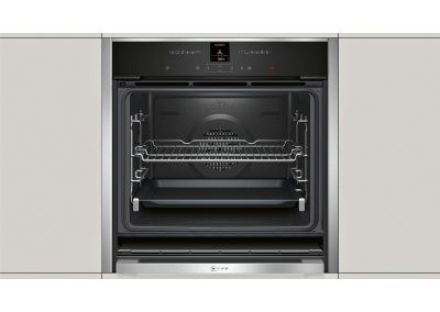 Neff B57CR23N0B Pyrolytic SLIDE&HIDE® Built In Electric Single Oven - Stainless Steel - A+ Rated