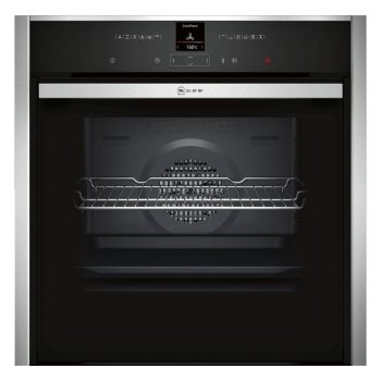 Neff B57CR23N0B Pyrolytic SLIDE&HIDE® Built In Electric Single Oven - Stainless Steel - A+ Rated