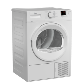 Beko DTLP81141W 8kg Heat Pump Tumble Dryer - White - A+ Energy Rated