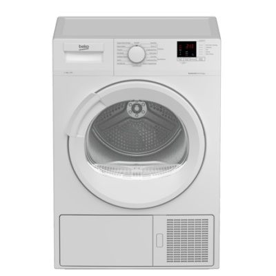 Beko DTLP81141W 8kg Heat Pump Tumble Dryer - White - A+ Energy Rated