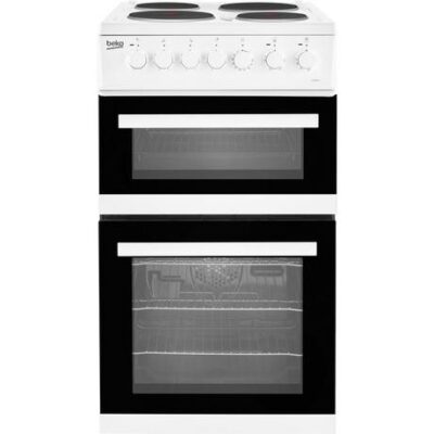 Beko EDP503W 50cm Electric Double Oven with grill Cooker - White - A Energy Rated