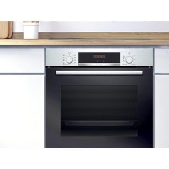 Bosch HBS573BS0B Built In Electric Single Oven with 3D Hot Air - Stainless Steel - A Rated