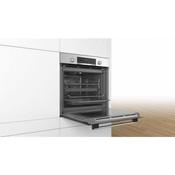 Bosch HBS573BS0B Built In Electric Single Oven with 3D Hot Air - Stainless Steel - A Rated