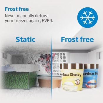 Beko ASP33B32VPS 91cm HarvestFresh American Style Fridge Freezer - Stainless Steel Effect – Frost Free