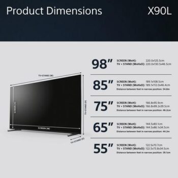 Sony XR85X90LPU 85"4K UHD HDR Google Smart TV