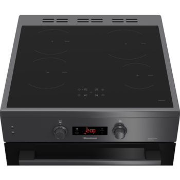 Blomberg HIN651N 60cm Double Oven Electric Cooker with Induction Hob - Anthracite