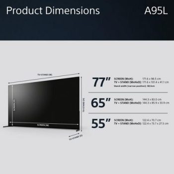 Sony XR55A95LU 55"4K UHD HDR Google Smart TV