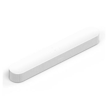 Sonos Beam (Gen 2) Compact TV Soundbar with Music Streaming and Dolby Atmos – White