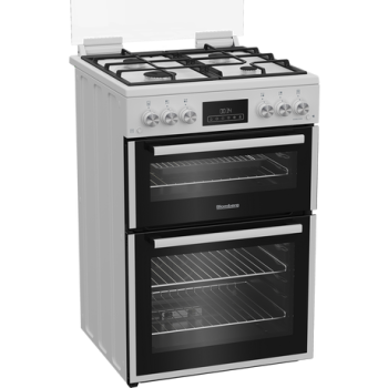 Blomberg GGRN655W 60cm Double Oven Gas Cooker with Gas Hob - White