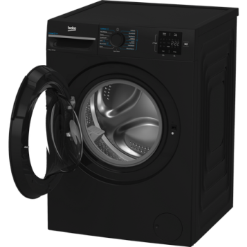 Beko BMN3WT3841B 8kg 1400 Spin RecycledTub Washing Machine - Black