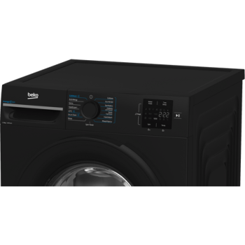 Beko BMN3WT3841B 8kg 1400 Spin RecycledTub Washing Machine - Black