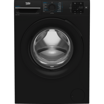 Beko BMN3WT3841B 8kg 1400 Spin RecycledTub Washing Machine - Black