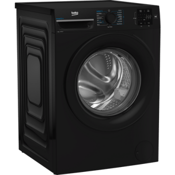 Beko BMN3WT3841B 8kg 1400 Spin RecycledTub Washing Machine - Black