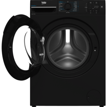 Beko BMN3WT3841B 8kg 1400 Spin RecycledTub Washing Machine - Black