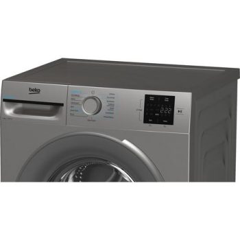 Beko BMN3WT3841S 8kg 1400 Spin RecycledTub Washing Machine - Silver