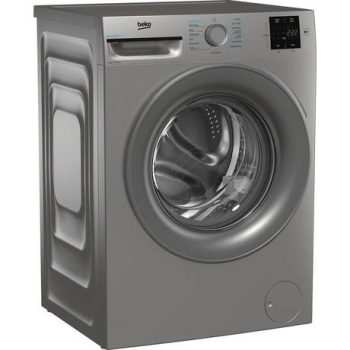 Beko BMN3WT3841S 8kg 1400 Spin RecycledTub Washing Machine - Silver