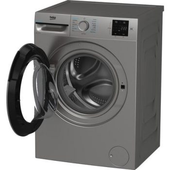 Beko BMN3WT3841S 8kg 1400 Spin RecycledTub Washing Machine - Silver