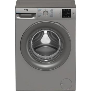 Beko BMN3WT3841S 8kg 1400 Spin RecycledTub Washing Machine - Silver