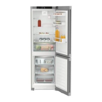 Liebherr CNSDC5203 60cm 60/40 Frost Free Fridge Freezer with EasyFresh - Silver Steel