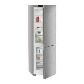 Liebherr CNSDC5203 60cm 60/40 Frost Free Fridge Freezer with EasyFresh - Silver Steel