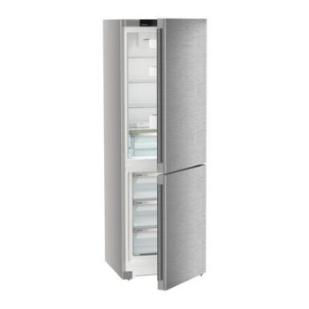 Liebherr CNSDC5203 60cm 60/40 Frost Free Fridge Freezer with EasyFresh - Silver Steel