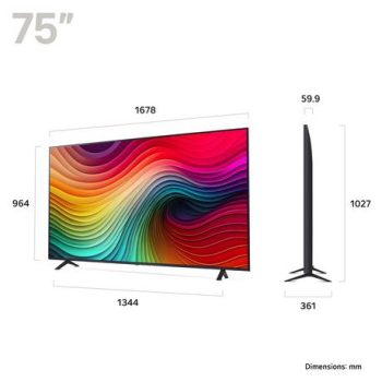 LG 75NANO81T6A.AEK 75" 4K NanoCell Smart TV