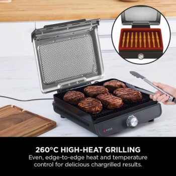 Ninja GR101UK Ninja Sizzle Grill & Flat Plate - Black