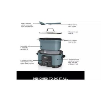 Ninja MC1001UK 42cm Multi-Cooker - Blue