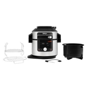 Ninja OL750UK 7.5L 15-In-1 One Lid Multi Cooker & probe - Black / Stainless Steel