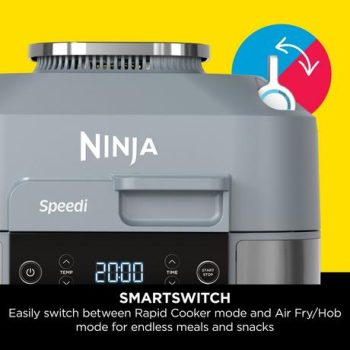 Ninja ON400UK Speedi 10-in-1 Rapid Cooker & Air Fryer - Grey