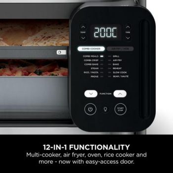 Ninja SFP700UK Combi 12-In-1 Multi-Cooker, Oven & Air Fryer - Grey