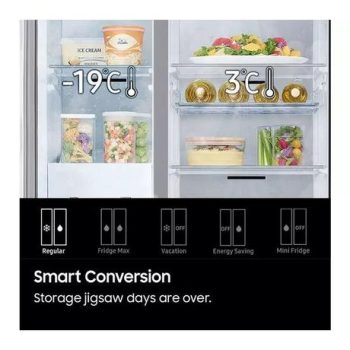 Samsung Series 7 SpaceMax™ RS67A8811B1/EU American-Style Fridge Freezer - Black DOI