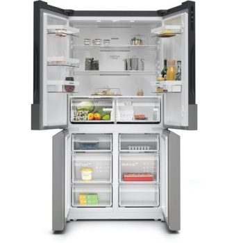 Siemens KF96NVPEAG IQ300 90.5cm French Door American Style Fridge Freezer - Stainless Steel