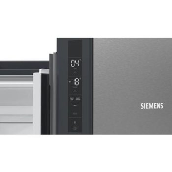 Siemens KF96NVPEAG IQ300 90.5cm French Door American Style Fridge Freezer - Stainless Steel