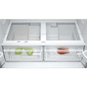 Siemens KF96NVPEAG IQ300 90.5cm French Door American Style Fridge Freezer - Stainless Steel