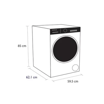 Schonhaus TDSHF018A3W 8kg Heat Pump Tumble Dryer - White