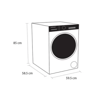 Schonhaus WMSF011014AW 10kg Washing Machine - White