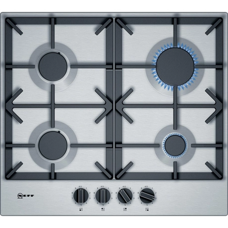 NEFF T26DS49N0 58cm Gas Hob - Stainless Steel NEFF T26DS49N0 58cm Gas Hob - Stainless Steel