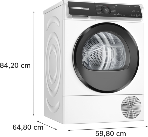 BOSCH WQH246D9GBSeries 6, Heat pump tumble dryer, 9 kg BOSCH WQH246D9GBSeries 6, Heat pump tumble dryer, 9 kg