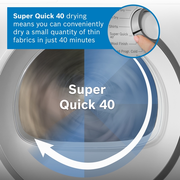 BOSCH WQH246D9GBSeries 6, Heat pump tumble dryer, 9 kg BOSCH WQH246D9GBSeries 6, Heat pump tumble dryer, 9 kg